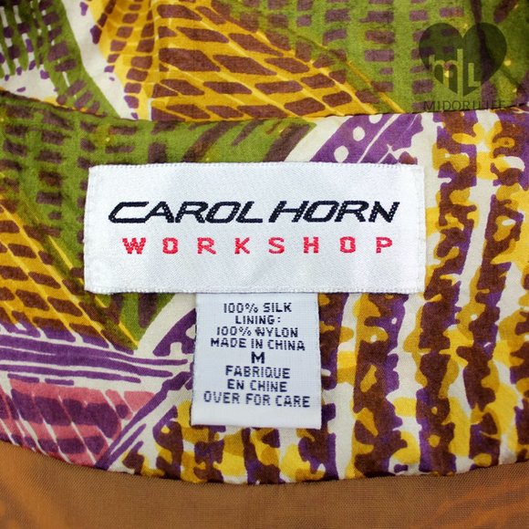 CAROL HORN WORKSHOP Colorful Silk Blazer - Picture 4 of 8